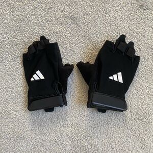 adidas training workout weightlifting gloves size medium like-new condition